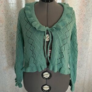 Charter Club Teal Cardigan Sweater